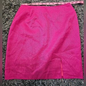Elegant Pink Midi Skirt